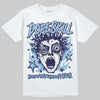 University Blue Sneakers DopeSkill T-Shirt Root of Evil Graphic Streetwear - White