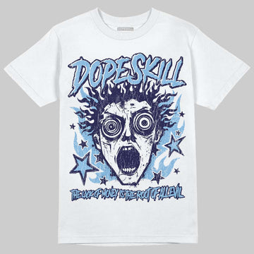 University Blue Sneakers DopeSkill T-Shirt Root of Evil Graphic Streetwear - White