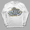 Jordan 13 “Blue Grey” DopeSkill Long Sleeve T-Shirt Rare Breed Type Graphic Streetwear - White 