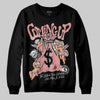 Jordan 40 “Dusty Rose” DopeSkill Sweatshirt Money Bag Coming Up Graphic Streetwear - Black