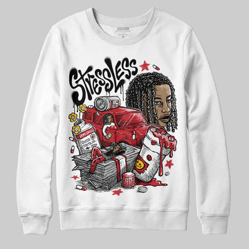 Jordan 1 Low OG "Chicago" DopeSkill Sweatshirt Stressless Graphic Streetwear - White