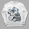 Jordan 3 "Midnight Navy" DopeSkill Long Sleeve T-Shirt Bear Steals Sneaker Graphic Streetwear - White