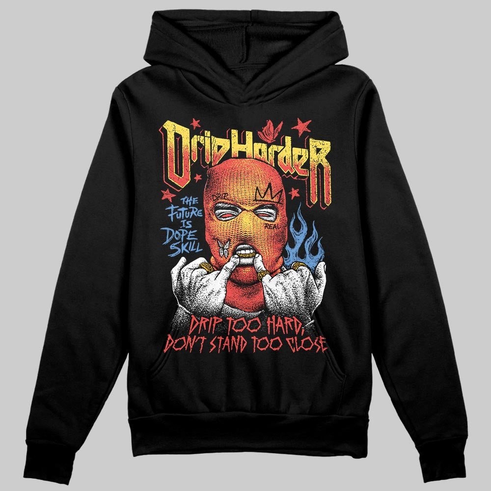 Red Sneakers DopeSkill Hoodie Sweatshirt Drip Harder Graphic Streetwear - Black