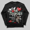 Jordan 1 Retro Low OG Year of the Snake (2025) DopeSkill Long Sleeve T-Shirt New Love Heals Graphic Streetwear - black