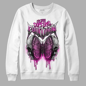 Dunk Low GS “Active Fuchsia” DopeSkill Sweatshirt DopeSkill Evolution Graphic Streetwear - White