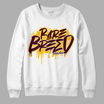 Dunk Yellow Bordeaux DopeSkill Sweatshirt Rare Breed Graphic Streetwear - White