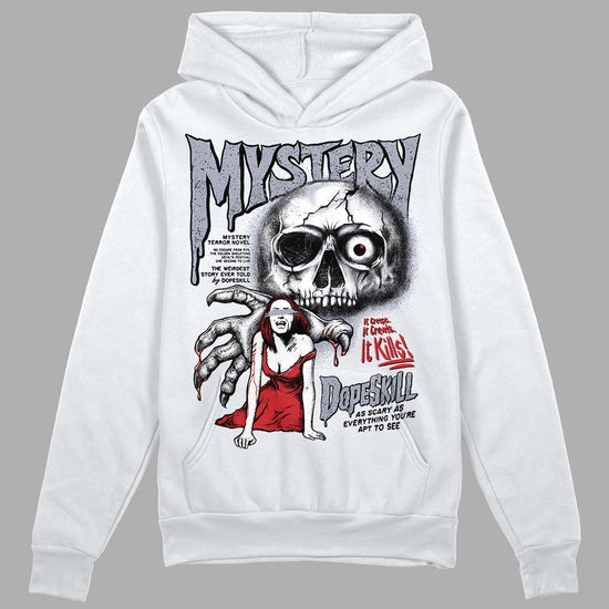 Jordan 4 “Bred Reimagined” DopeSkill Hoodie Sweatshirt Mystery Ghostly Grasp Graphic Streetwear - WHite