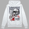 Jordan 4 “Bred Reimagined” DopeSkill Hoodie Sweatshirt Mystery Ghostly Grasp Graphic Streetwear - WHite