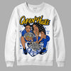 Jordan 14 “Laney” DopeSkill Sweatshirt Queen Of Hustle Graphic Streetwear - White