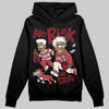 Jordan 4 “Sierra Red" DopeSkill Hoodie Sweatshirt No Risk No Story Graphic Streetwear - Black
