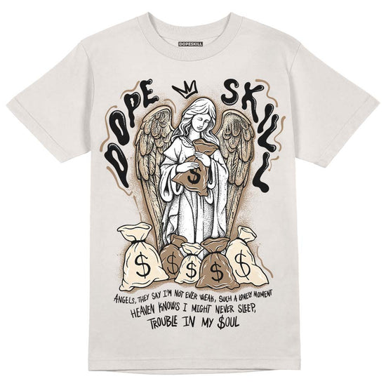 Jordan 5 SE “Sail” DopeSkill Sand T-shirt Angels Graphic Streetwear