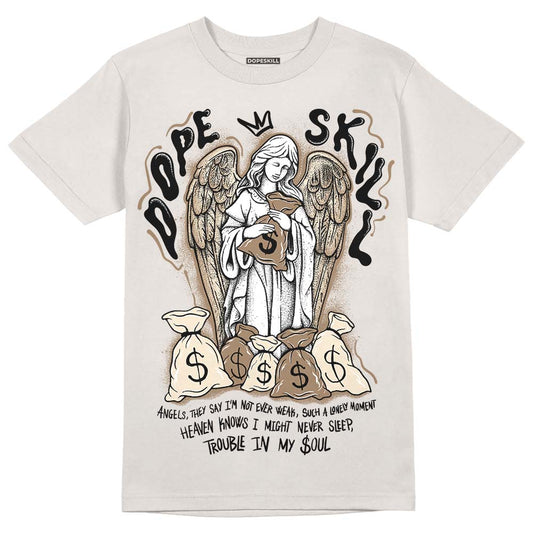 Jordan 5 SE “Sail” DopeSkill Sand T-shirt Angels Graphic Streetwear