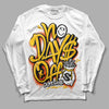 Yellow Sneakers DopeSkill Long Sleeve T-Shirt No Days Off Graphic Streetwear - White 