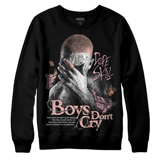 Jordan 11 Low “Legend Pink” DopeSkill Sweatshirt Boys Don't Cry Graphic Streetwear - Black