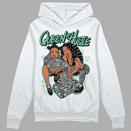 Jordan 3 "Green Glow" DopeSkill Hoodie Sweatshirt Queen Of Hustle  Graphic Streetwear - White 