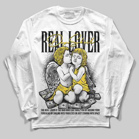 Black Tour Yellow AJ 4 Thunder DopeSkill Long Sleeve T-Shirt Real Lover Graphic