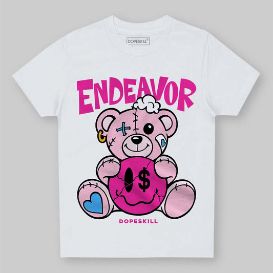 Pink Sneakers DopeSkill Toddler Kids T-shirt Endeavor Graphic Streetwear - White