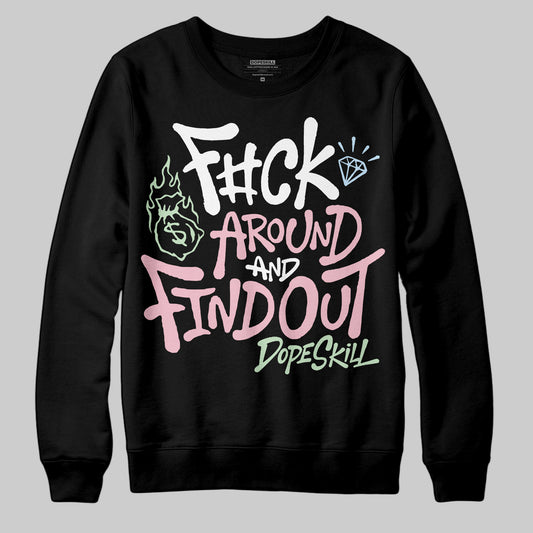 Jordan 4 Retro Valentine's Day (2026) (GS) DopeSkill Sweatshirt F#ck Around And Find Out Graphic Streetwear - Black