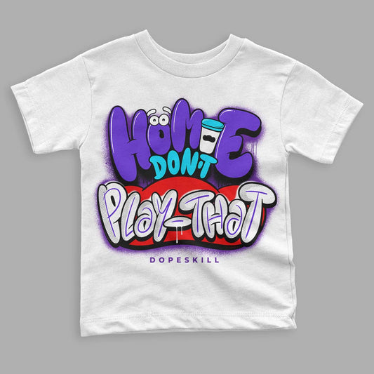 Jordan 6 "Aqua" DopeSkill Toddler Kids T-shirt God Made Me Perfect Graphic Streetwear - White 