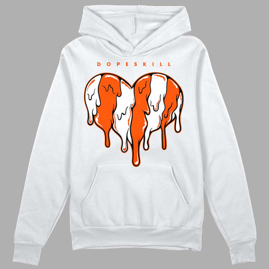 MSCHF Super Normal 2 Orange Milk DopeSkill Hoodie Sweatshirt Slime Drip Heart Graphic Streetwear - White