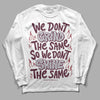 Jordan 5 Retro Burgundy (2023) DopeSkill Long Sleeve T-Shirt Grind Shine Graphic Streetwear - White