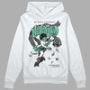 Jordan 3 "Green Glow" DopeSkill Hoodie Sweatshirt Nevermind Graphic Streetwear - White