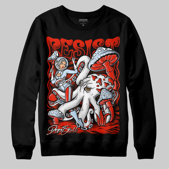 Jordan 6 Retro Toro Bravo DopeSkill Sweatshirt Resist Graphic Streetwear - Black