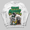 Green Sneakers DopeSkill Long Sleeve T-Shirt Paper Chaser Boy Graphic Streetwear - White 