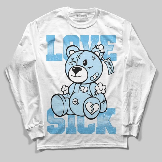 Jordan 11 Retro Legend Blue DopeSkill Long Sleeve T-Shirt Love Sick Graphic Streetwear - White