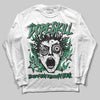 Green Sneakers DopeSkill Long Sleeve T-Shirt Root of Evil Graphic Streetwear - White