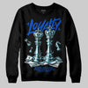 Royal Blue Sneakers DopeSkill Sweatshirt Loyalty Graphic Streetwear - Black