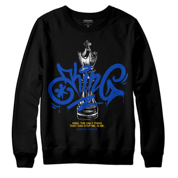 Jordan 14 “Laney” DopeSkill Sweatshirt King Chess Graphic Streetwear - Black