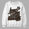 Jordan 1 Retro High OG Palomino DopeSkill Sweatshirt LOVE Graphic Streetwear - White