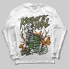 Olive Sneakers DopeSkill Long Sleeve T-Shirt Keepin' It Real Graphic Streetwear - White