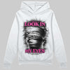 Pink Sneakers DopeSkill Hoodie Sweatshirt Look In My Eyes Graphic Streetwear - White