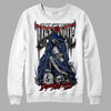 Jordan 13 French Blue DopeSkill Sweatshirt Life or Die Graphic Streetwear