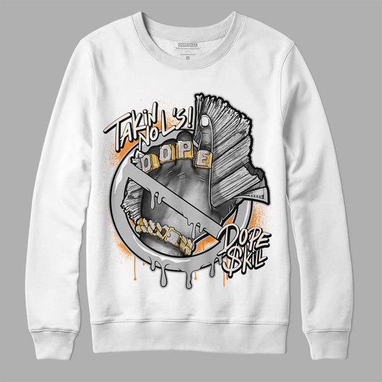 Dunk Low Cool Grey DopeSkill Sweatshirt Takin No L's Graphic Streetwear - White 