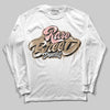 Nike Air Force 1 Low Canvas “Linen” DopeSkill Long Sleeve T-Shirt Rare Breed Type Graphic Streetwear - White