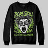 Neon Green Sneakers DopeSkill Sweatshirt Root of Evil Graphic Streetwear - Black