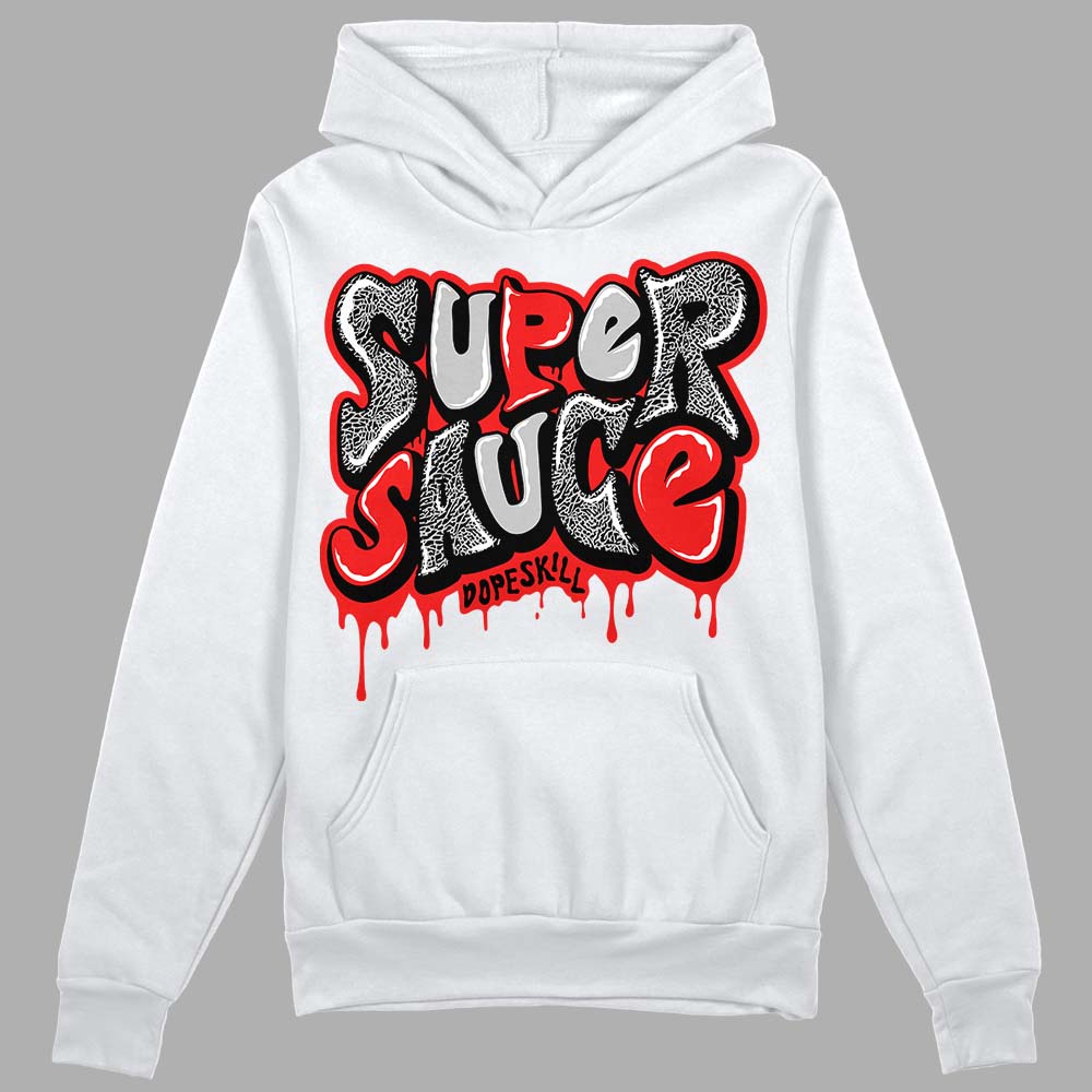 Jordan Spizike Low Bred DopeSkill Hoodie Sweatshirt Super Sauce Graphic Streetwear - White 