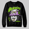 Neon Green Sneakers DopeSkill Sweatshirt No Rules Graphic Streetwear - black