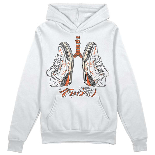 Jordan 3 Georgia Peach DopeSkill Hoodie Sweatshirt Breathe Graphic Streetwear - White