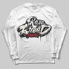 Nigel Sylvester x Jordan 1 Low OG “Nitro” DopeSkill Long Sleeve T-Shirt Rare Breed Type Graphic Streetwear  White