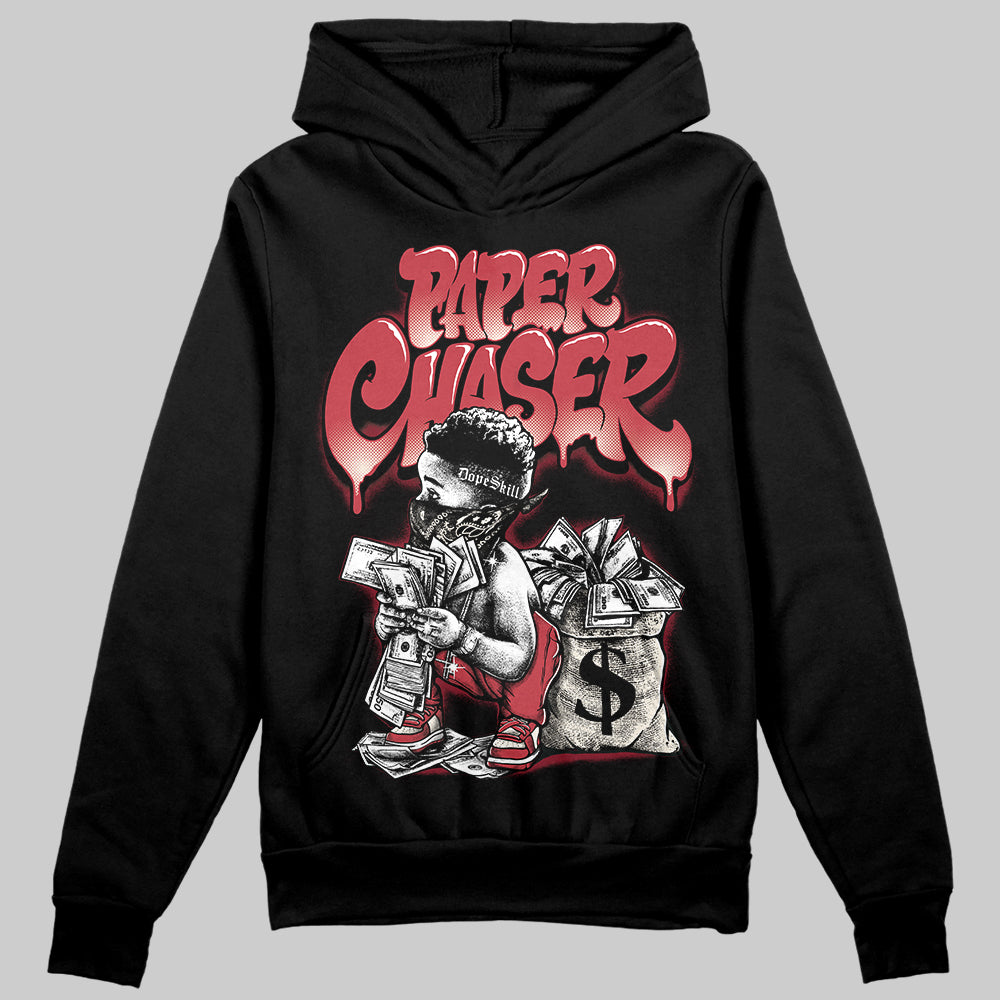 Jordan 4 “Sierra Red" DopeSkill Hoodie Sweatshirt Paper Chaser Boy Graphic Streetwear - Black
