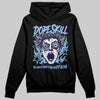 University Blue Sneakers DopeSkill Hoodie Sweatshirt Root of Evil Graphic Streetwear - Black