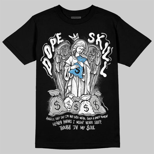 Jordan 10 OG “Steel” DopeSkill T-Shirt Angels Graphic Streetwear - Black