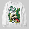 Jordan 5 “Lucky Green” DopeSkill Sweatshirt God Got Me Graphic Streetwear - White