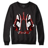 Jordan 1 Retro Low "Black Toe" DopeSkill Sweatshirt Breathe Graphic Streetwear - Black