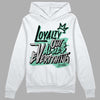 Jordan 3 "Green Glow" DopeSkill Hoodie Sweatshirt LOVE Graphic Streetwear - White 