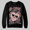 Jordan 40 “Dusty Rose” DopeSkill Sweatshirt Crying Heart Graphic Streetwear - Black